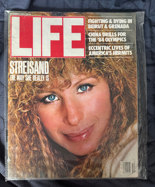 Barbra Streisand time magazine, December 1983