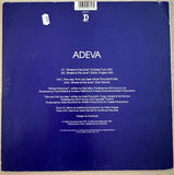 Adeva - Where Is The Love? / The Way That You Feel UK LP Vinyl  12” single used