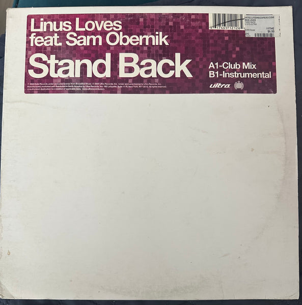 Linus loves  - Stand Back 12" Single LP Vinyl - Used