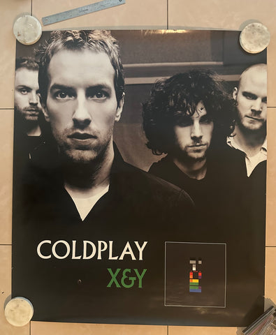 Coldplay X&Y Official LARGE PROMO Poster - USA ORDERS ONLY