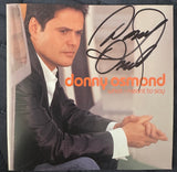 Donny Osmond -What I Meant To Say signed / Autographed CD ! --