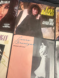 Laura Branigan Lot of original 80s 7" Records 45's -- Used