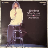 Barbra Streisand One Voice Live laserdisc - Used