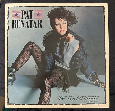 Pat Benatar - Love Is A Battlefield (Import) 12" Single LP Vinyl - Used