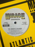 Shannon - My Hearts Divided -  12" single  LP Vinyl  - Used