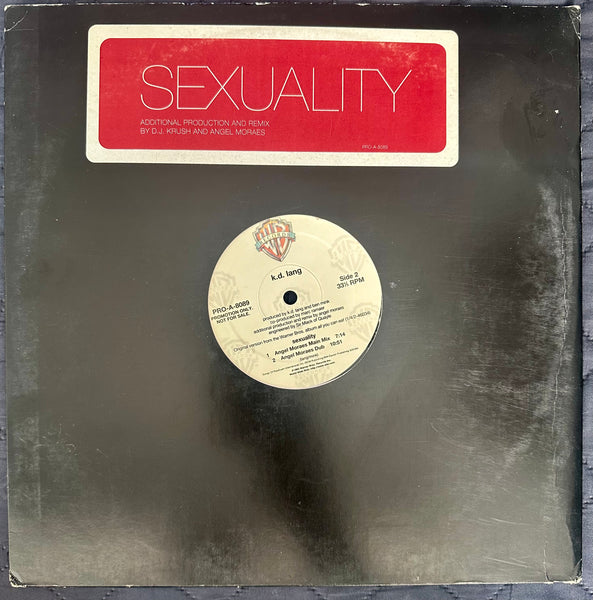 K.d. lang - Sexuality (remixes)  12” vinyl LP used