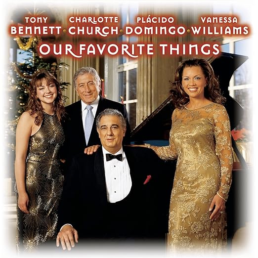 Vanessa Williams, Tony Bennett, Placido Domingo, Charlotte Church - Our Favorite Things Holiday CD - Used