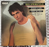 Rick Springfield Jessie’s Girl 45 record vinyl - used