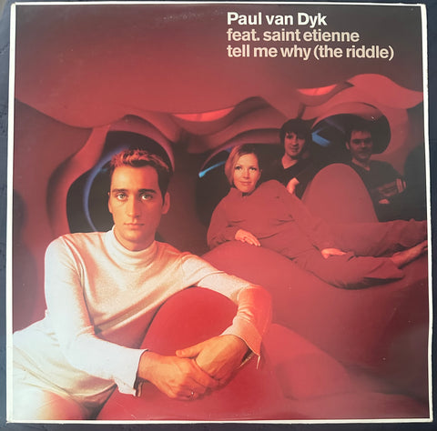 Paul van Dyk featuring Saint Etienne - tell me why (the riddle)  double 12" LP  single vinyl used