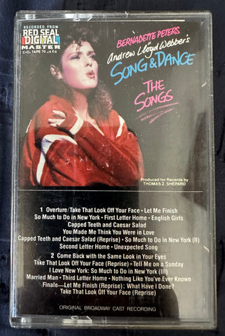 Bernadette Peters - Song & Dance The Songs - cassette used