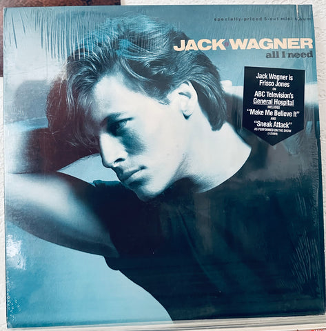 Jack Wagner, All I Need - the mini album vinyl promo 1984 - Used