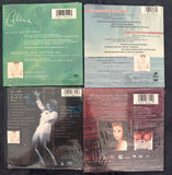 Celine Dion lot of four CD singles card sleeves - used ￼