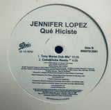 Jennifer Lopez Que' Hiciste 12" Single remix LP Vinyl (PROMO) - Used