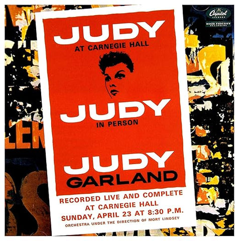 Judy Garland - LIVE at Carnegie Hall 1 CD highlights - Used