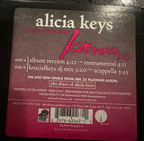 Alicia Keys - Karma 12" Single LP Vinyl - Used