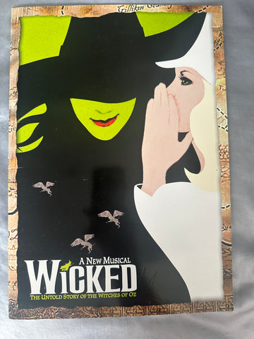 Wicked Broadway tour book Idina Menzel Kristen Chenoweth