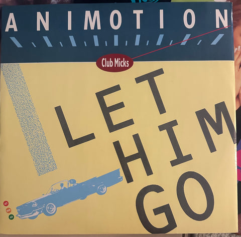 ANIMOTION - Let Him Go (IMPORT) 12" Single LP vinyl - used