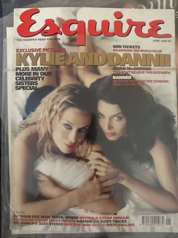 Danny and Kylie Minogue on Esquire magazine. (USA ORDErS ONLY)