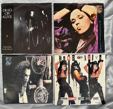 Dead or Alive lot 4 records - 7” vinyl - 45 records used