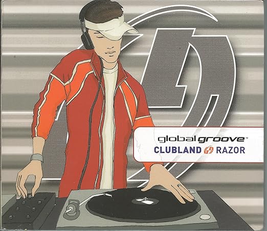 Global Grooves - CLUBLAND  mixed by Razor (Various) CD - Used