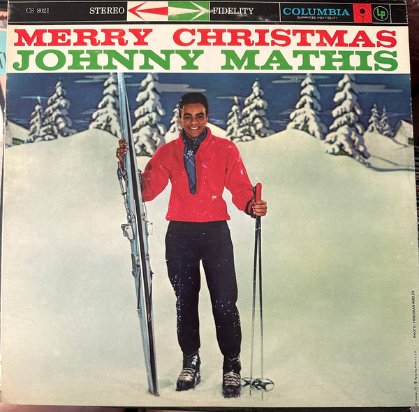 Johnny Mathis - Merry Christmas LP Vinyl - Used