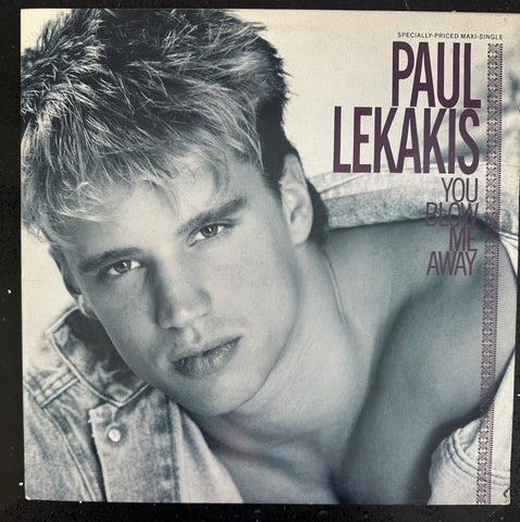 Paul Lekakis - you blow me away 12 inch single LP vinyl used