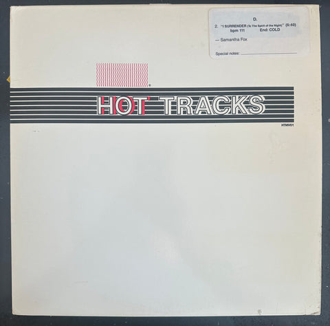 Hot tracks 12” promo vinyl LP - Inxs, Sam Fox +