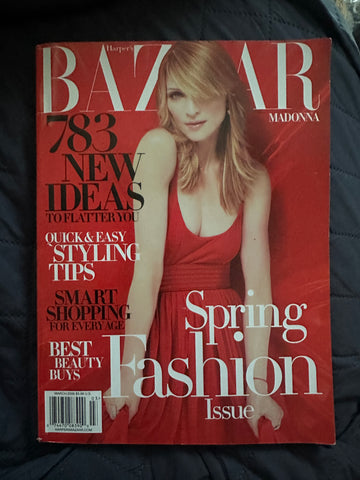 Madonna Harper‘s Bazaar magazine March 2006 US orders only