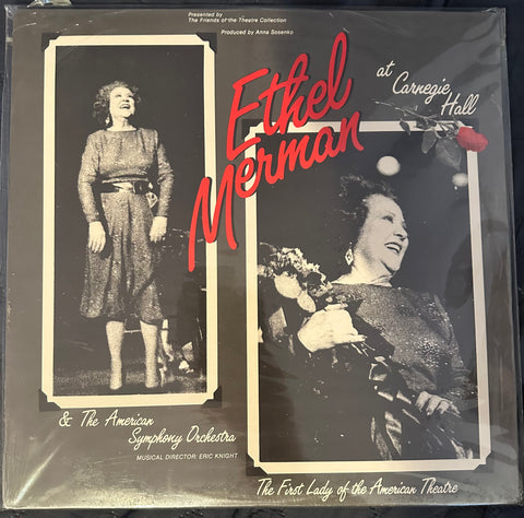 Ethel Merman at Carnegie Hall LP Vinyl - Used