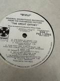 The Great Gatsby original soundtrack promotional vinyl LP - Used