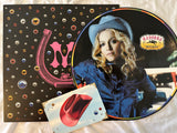 Madonna - MUSIC LP Import picture disc vinyl record with promo Flat and postcard set. (US ORDErS ONLY)