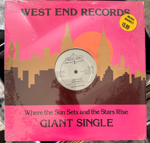 Julius Brown - Party 12” Single Lp vinyl used 1983