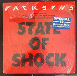 The Jacksons - STATE OF SHOCK 12" single LP Vinyl - Used