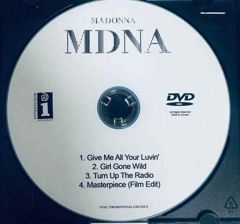 Madonna - MNDA Music Video DVD (Promo)