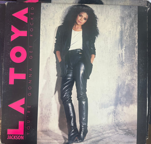 La Toya Jackson - You're Gonna Get Rocked! 12" single  (Full Force Remixes) LP Vinyl - Used