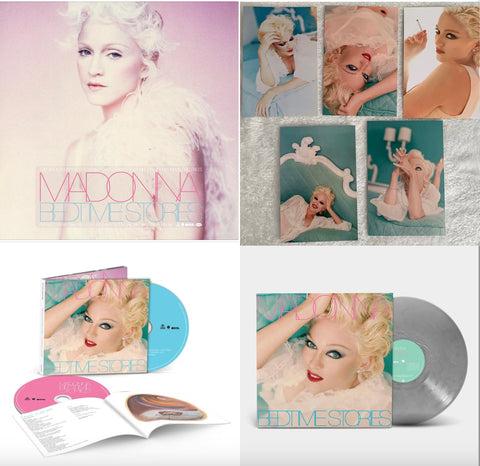 Madonna -Bedtime Stories (The Untold Chapter COMPLETE SET ) 2xLP Vinyl, CD +  Promo Postcards - New. (USA ORDERS ONLY)