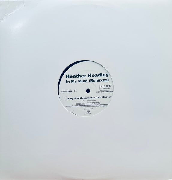 Heather Headley in my mind remixes double 12” single LP promo only vinyl used