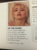 Madonna Magazine Longevity  July 1991