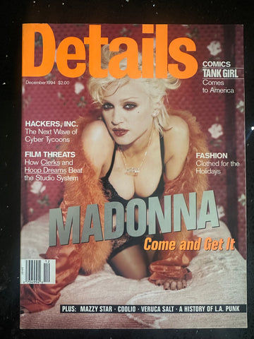 Madonna Details magazine 90's bedtime stories, human nature (USA ORDERS ONLY)
