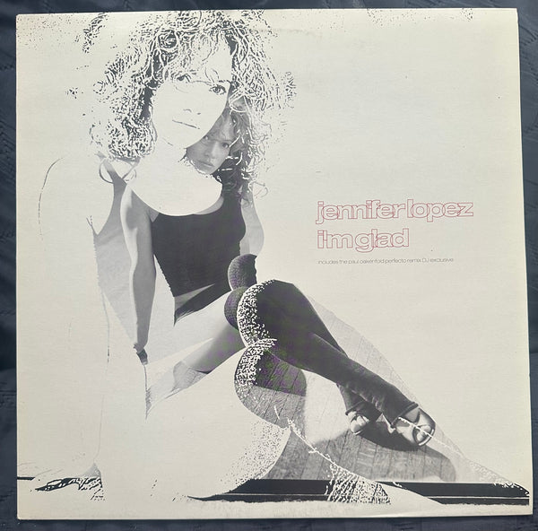 Jennifer Lopez / J.lo.  I’m Glad  PROMO 12" single LP Vinyl - Used