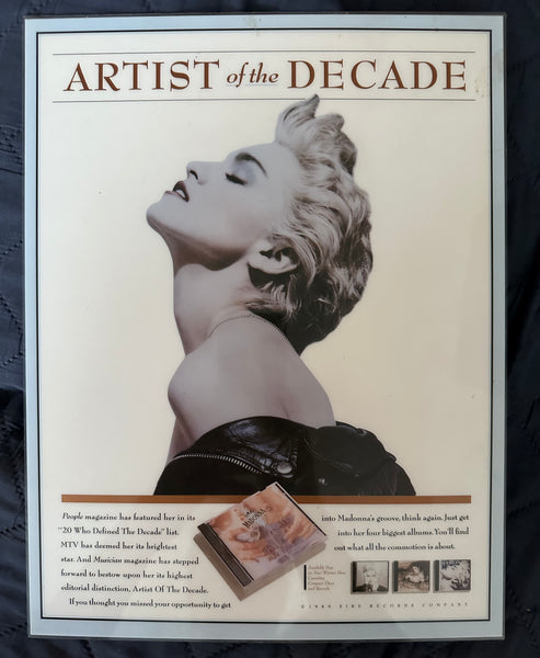 Madonna - Counter Display Artist Of The Decade - official