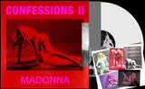 Madonna - Confessions II (Indie Exclusive, Colored Vinyl, White, Alternate Cover + 5  Photo card set) LP - New - Shipping Now