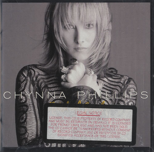 Chynna Phillips (Wilson Phillips) Naked and Sacred PROMO CD - -Used