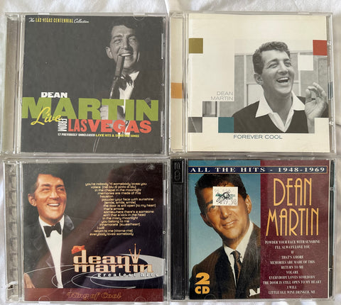 Dean Martin - 4 CDs: Hits, LIVE, Best of  used