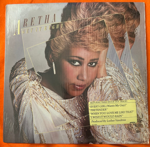 Aretha Franklin - Get It Right LP  vinyl original used