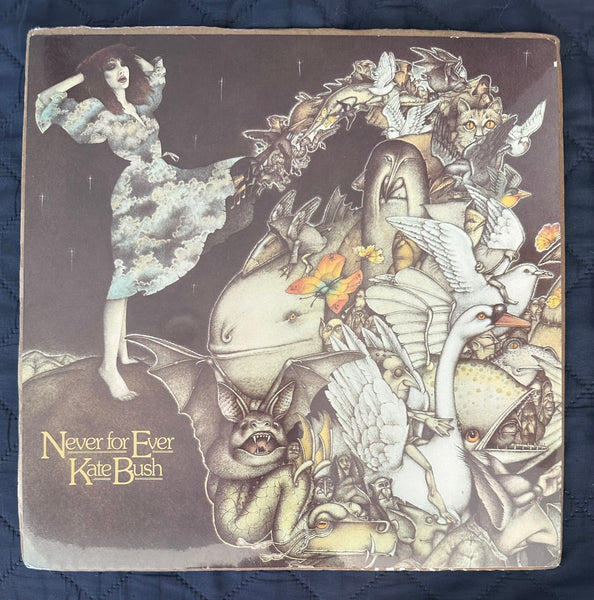 Kate bush promotional poster flat  - Never for Ever 12x12”