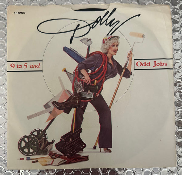 Dolly Parton 9 to 5  and odd jobs 1980  record 45 vinyl