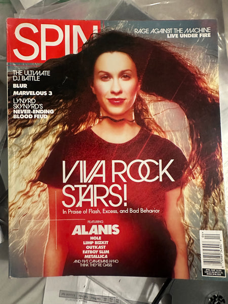 Alanis Morissette Spin Magazine 1999 - used