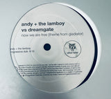 Andy + The Lamboy vs dream gate - now we are free 12"  single by Tommy boy LP vinyl used