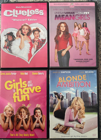 Female Comedy 4 movies - used